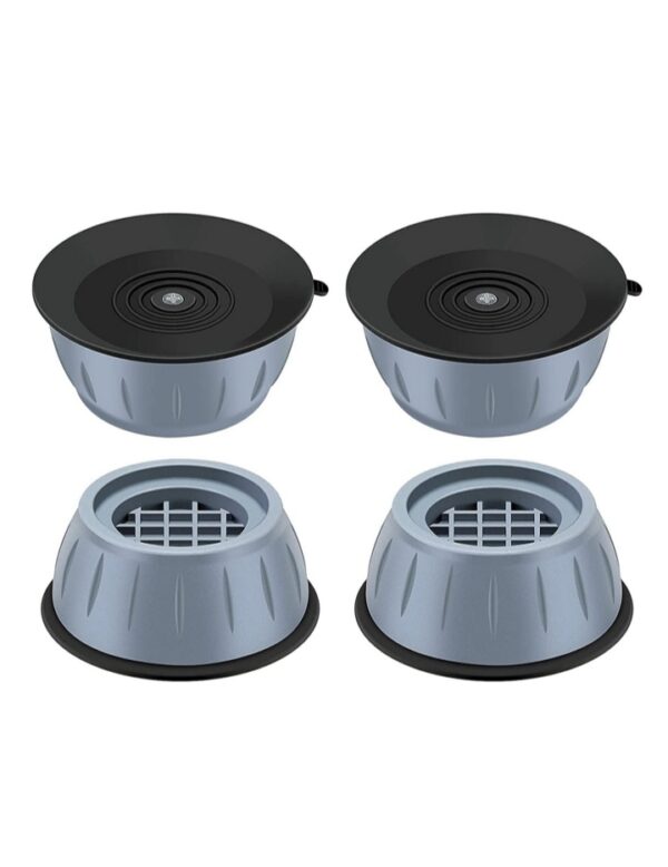 Anti Vibration Pads with Suction Cup Feet, Fridge Washing Machine  (Set of 4 PCS)