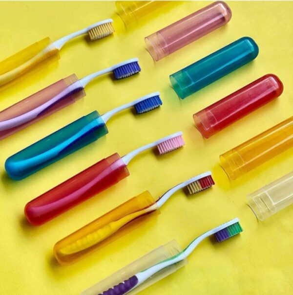 6pc Plastic Toothbrush Cover